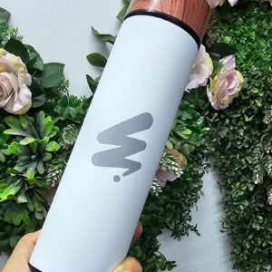 Cilindro metálico personalizado 500 ml branding funcional