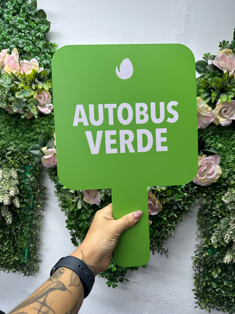 Señalética de mano 20 × 20 cm comunicación dinámica para eventos y capacitaciones - Image 3