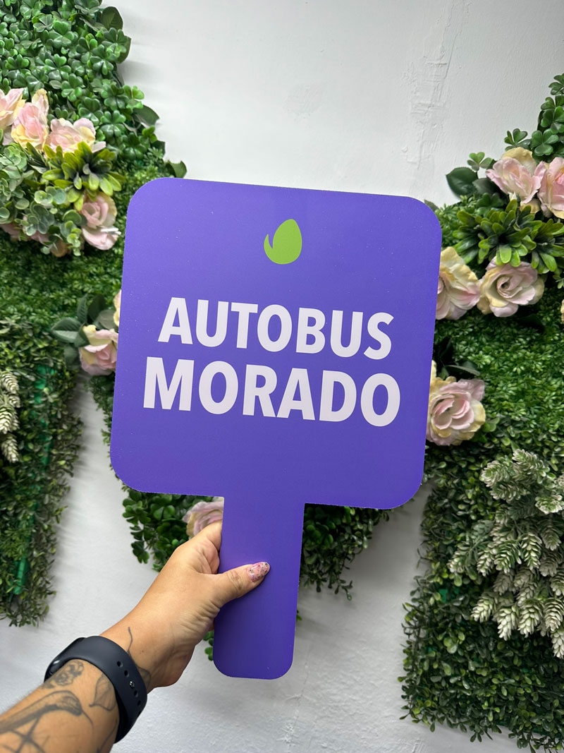 Señalética de mano 20 × 20 cm comunicación dinámica para eventos y capacitaciones - Image 2