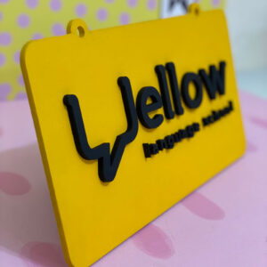 Señalética para pared 20 × 15 cm señalización fija para espacios y puntos de venta