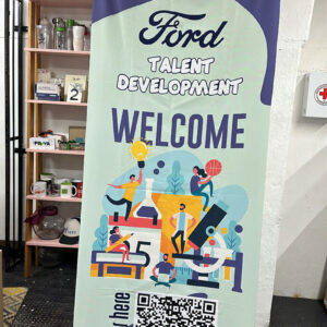 X Banner publicitario 80 x 200 cm display vertical para eventos y exterior