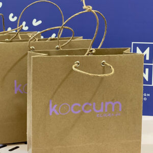 Bolsa kraft personalizada con asa de estilo natural para packaging mod-APBK2401
