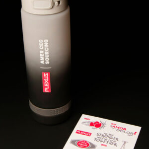 Cilindro plástico personalizado 1000 ml tapa rosca hermética mod-APTS0206