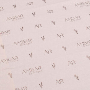 Papel envoltura personalizado grado alimenticio Branding para empaque y alimentos mod-MGPE0811